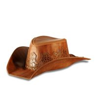 Sombrero cowboy piel